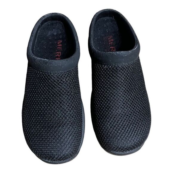 Merrell Womens Primo Breeze II Mesh Slip-On Slides Clogs Mule Shoes Black Size 5 - Picture 2 of 8